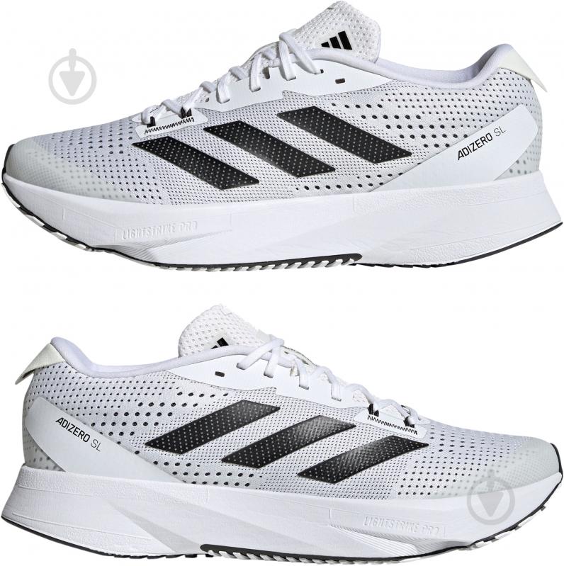 Кроссовки мужские Adidas ADIZERO SL HQ1352 р.41 1/3 белые - фото 5