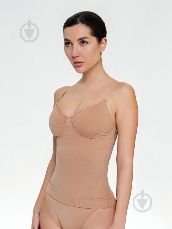 Топ Giulia Cami Shapewear р.S-M бежевый - фото 2 Топ Giulia Cami Shapewear р.S-M бежевый - фото 2