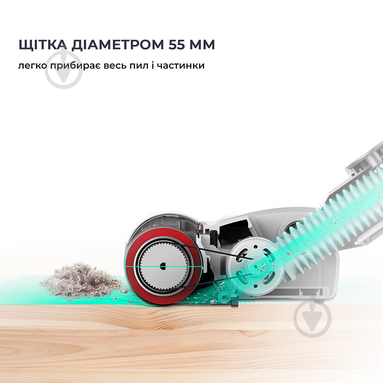 Пилосос акумуляторний JIMMY Cordless vacuum cleaner Xiaomi JV53 Lite blue - фото 4