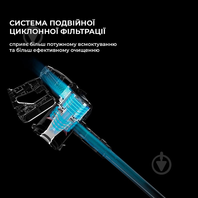 Пилосос акумуляторний JIMMY Cordless vacuum cleaner Xiaomi JV53 Lite blue - фото 7