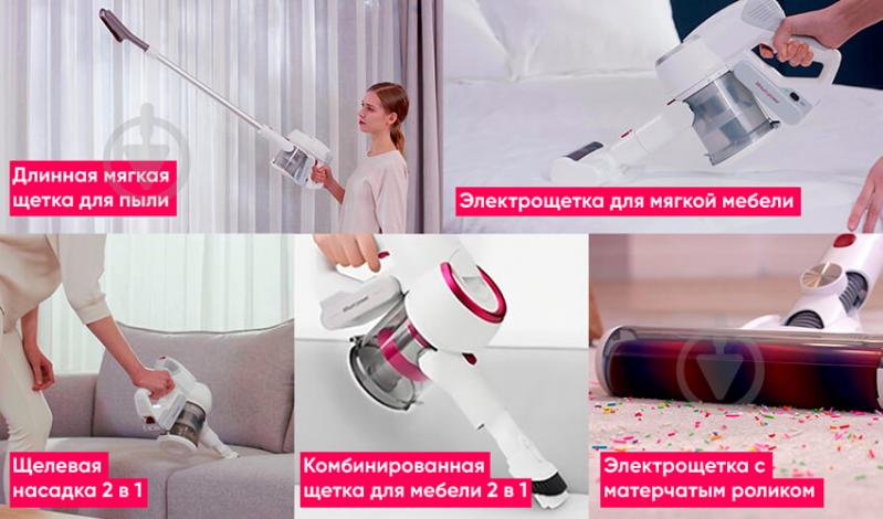 Пилосос акумуляторний JIMMY Cordless vacuum cleaner Xiaomi JV53S silver - фото 18