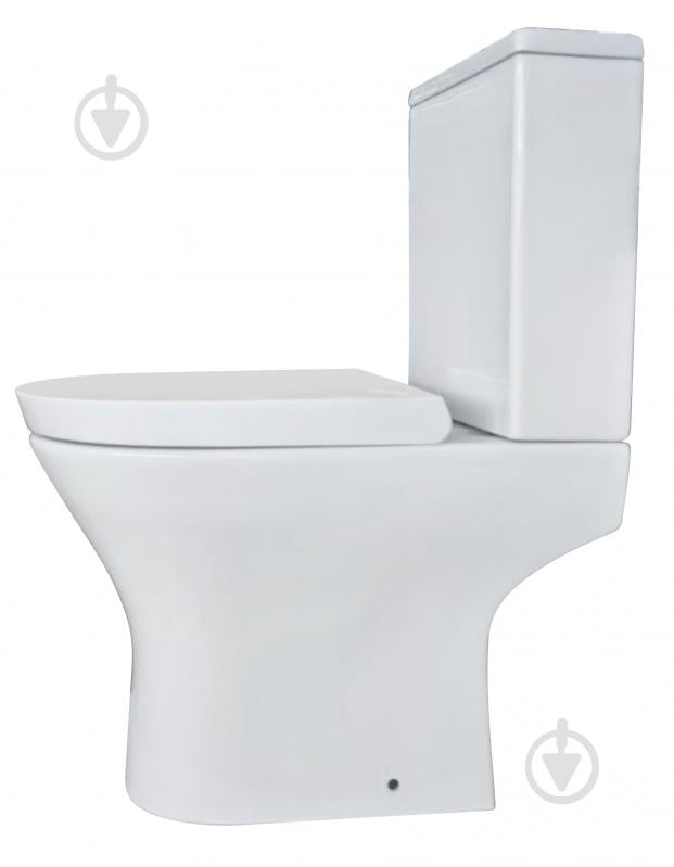 Унітаз-компакт Imprese KVET Rimless, 61х36х79см, з сидінням Duroplast slow-closing - фото 3 Унітаз-компакт Imprese KVET Rimless, 61х36х79см, з сидінням Duroplast slow-closing - фото 3