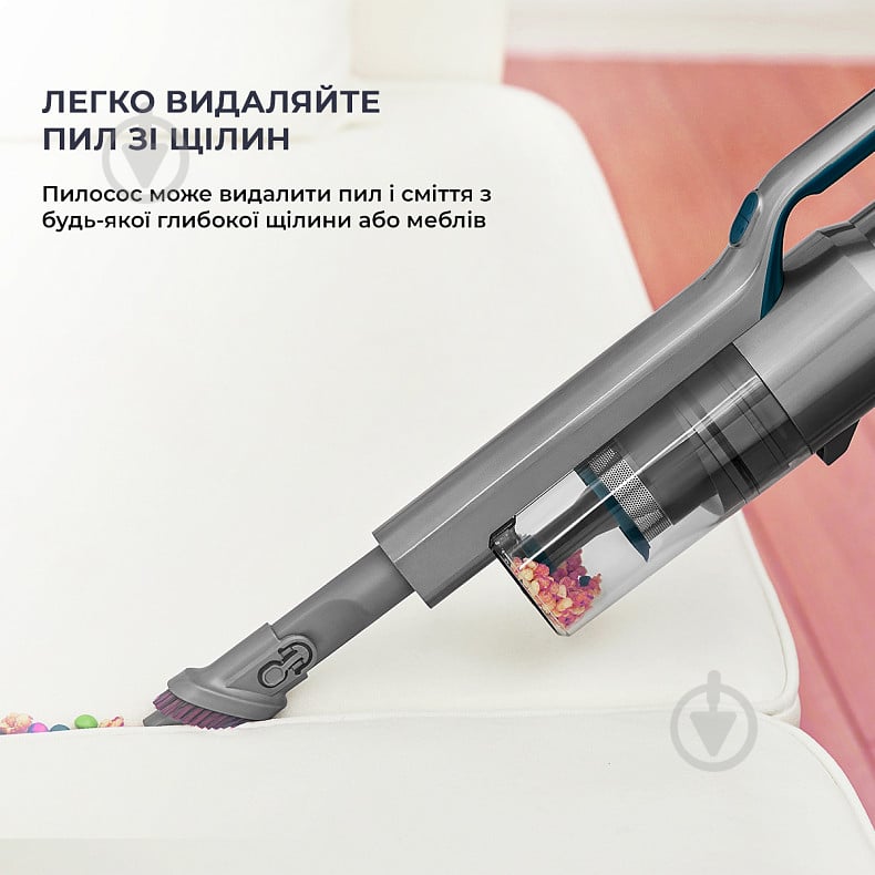 Пылесос аккумуляторный JIMMY Cordless vacuum cleaner Xiaomi JV63 blue - фото 10