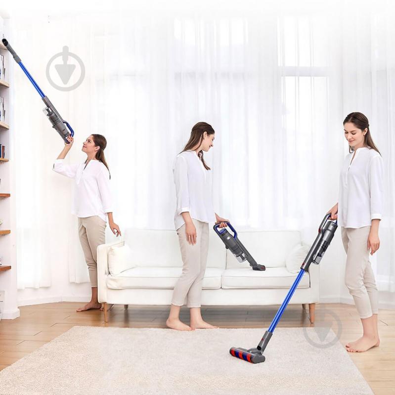 Пылесос аккумуляторный JIMMY Cordless vacuum cleaner Xiaomi JV63 blue - фото 18