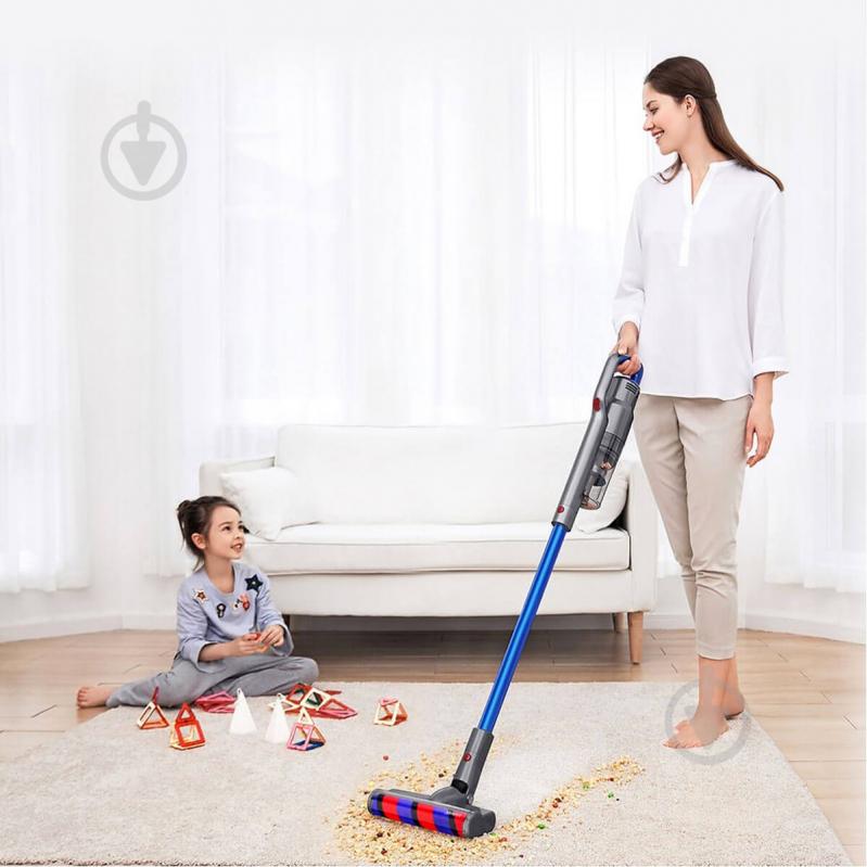 Пылесос аккумуляторный JIMMY Cordless vacuum cleaner Xiaomi JV63 blue - фото 20