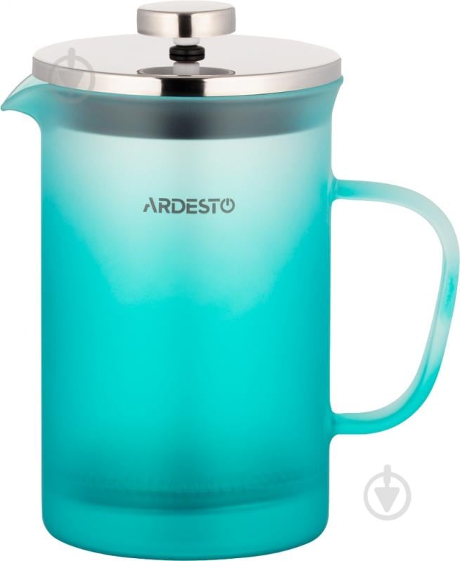 Френч-прес Ardesto Fresh 800 мл AR1108BFM блакитний тіфані - фото 1 Френч-прес Ardesto Fresh 800 мл AR1108BFM блакитний тіфані - фото 1
