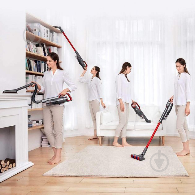 Пылесос аккумуляторный JIMMY Cordless vacuum cleaner Xiaomi JV65 red - фото 12