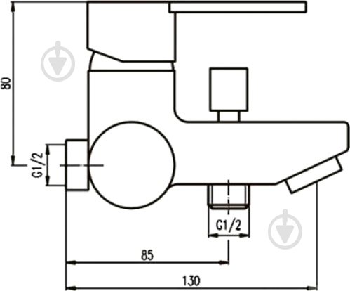 Смеситель для ванны Deante Elder BCE 010M - фото 4