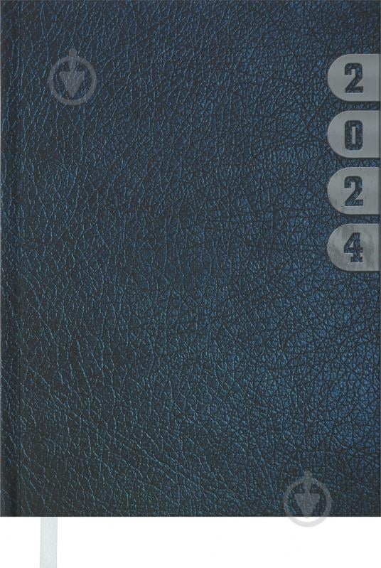 Щоденник датований 2024 INDEX синій Buromax A5 2024 - фото 1