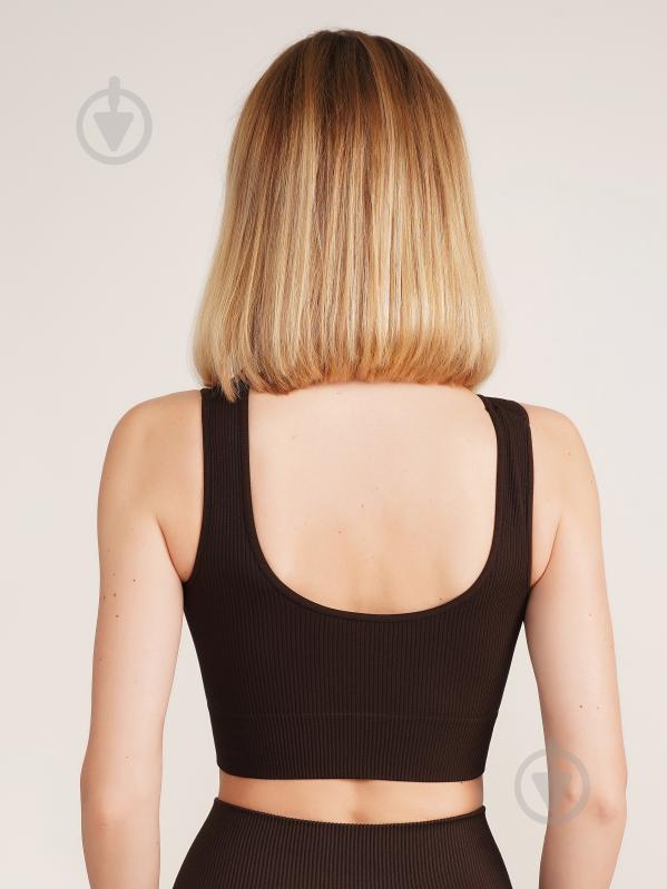 Топ Giulia Top Rib р.L-XL коричневий - фото 3