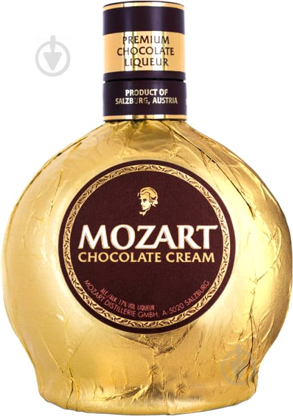 Ликер MOZART Chocolate Cream Gold 0,5 л - фото 1