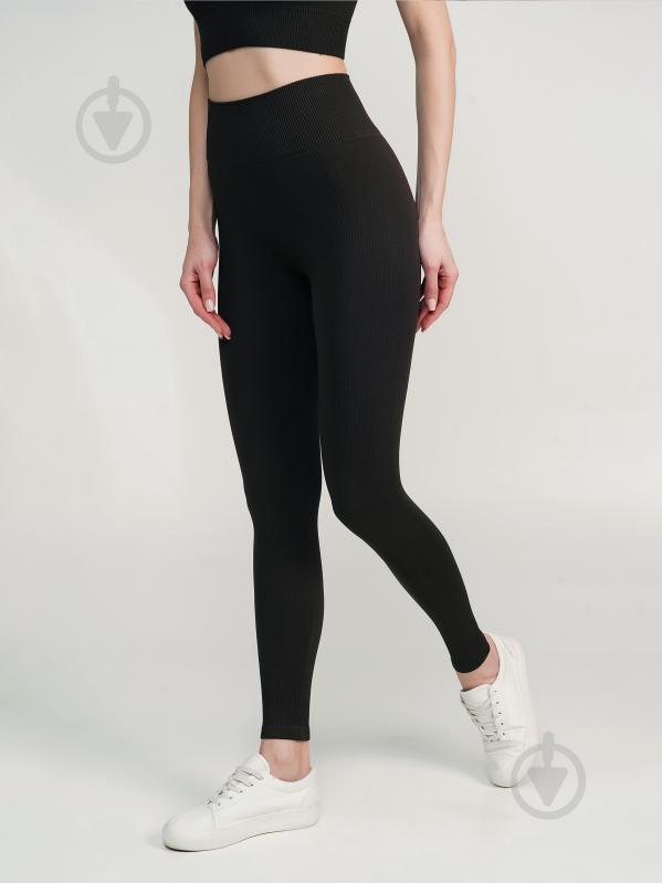 Лосины Giulia LEGGINGS RIB 02 р.S/M черный - фото 2 Лосины Giulia LEGGINGS RIB 02 р.S/M черный - фото 2