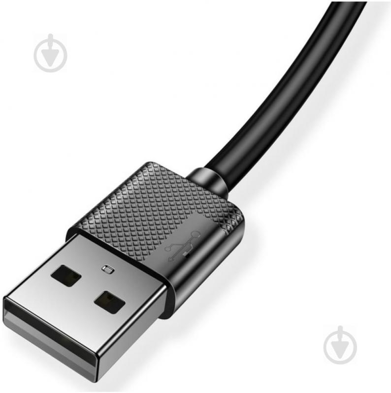 Кабель T-PHOX Lightning - USB Type-C 2 м чорний (T-L801(2) black) - фото 2