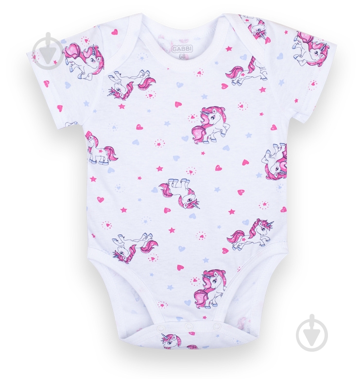 Боди для девочки GABBI ВD-21-5-1/1 р.80 белый с рисунком - фото 1 Боди для девочки GABBI ВD-21-5-1/1 р.80 белый с рисунком - фото 1