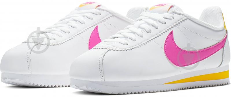 Кросівки жіночі демісезонні Nike CLASSIC CORTEZ Шкіра 807471-112 р.36 білі - фото 3