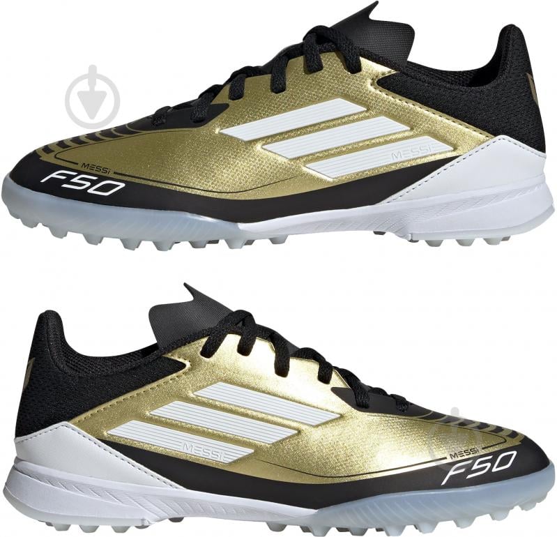 Сороконожки Adidas F50 LEAGUE TF J MESSI IG9277 р.28 желтый - фото 5