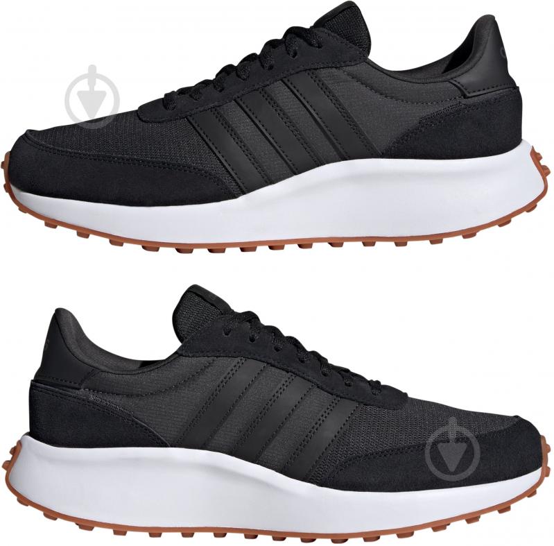 Кроссовки мужские демисезонные Adidas RUN 70S ID1876 р.42 2/3 черные - фото 5