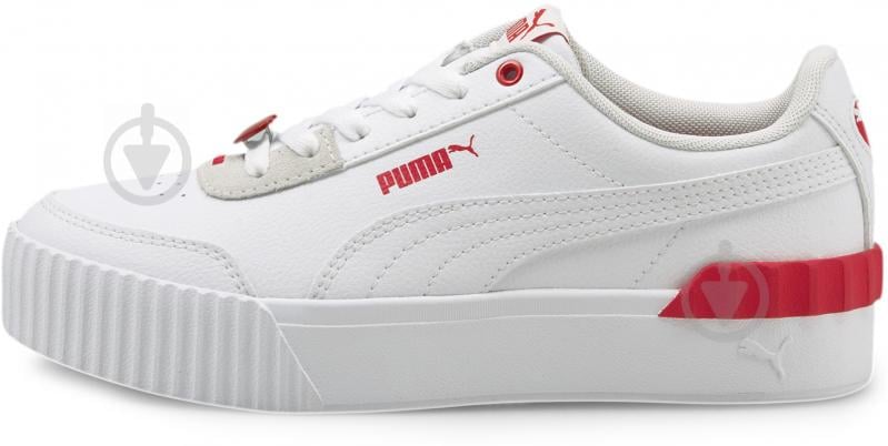 Кроссовки женские демисезонные Puma Carina Lift Valentine s 37573301 р.36 белые - фото 1