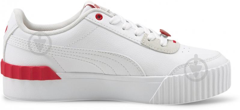 Кроссовки женские демисезонные Puma Carina Lift Valentine s 37573301 р.36 белые - фото 5