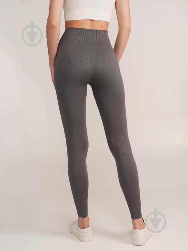 Лосины Giulia LEGGINGS RIB 02 р.S/M серый - фото 3
