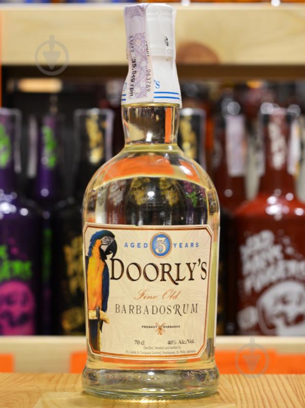 Ром DOORLY'S 3 Year Old White 40% 0,7 л - фото 2