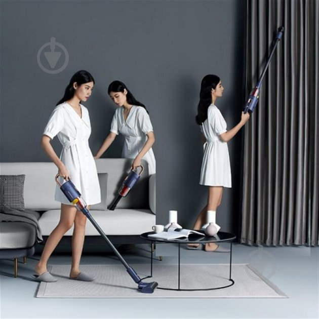 Пылесос аккумуляторный Deerma VC20 Pro Cordless Vacuum Cleaner blue - фото 4