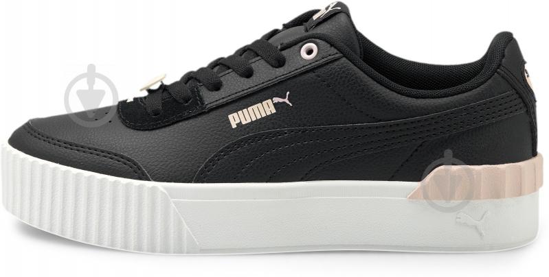 Кроссовки женские демисезонные Puma Carina Lift Valentine s 37573302 р.38,5 черные - фото 1