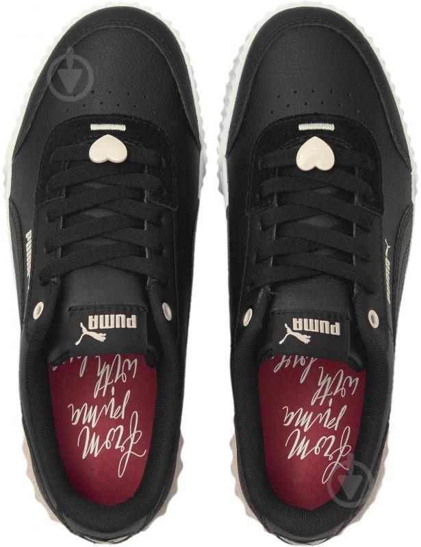 Кроссовки женские демисезонные Puma Carina Lift Valentine s 37573302 р.38,5 черные - фото 6