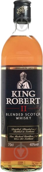 Виски KING ROBERT II Blended Scotch Whisky 0,7 л - фото 1