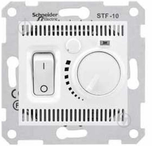 Термостат Schneider Electric Sedna SDN6000321 белый SDN6000321 - фото 1