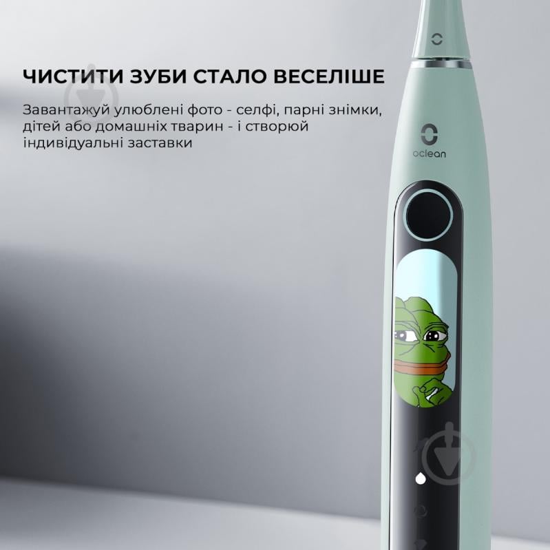 Электрическая зубная щетка Oclean X Pro 20 Electric Toothbrush Green - фото 10