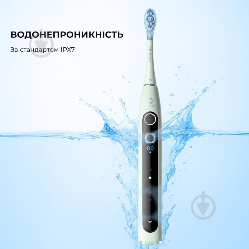 Электрическая зубная щетка Oclean X Pro 20 Electric Toothbrush Green - фото 13