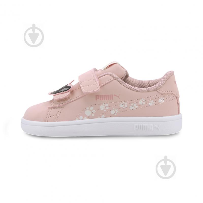 Кросівки для дівчаток Puma Puma Smash v2 Animals V Inf 37318602 р.38 рожеві - фото 1