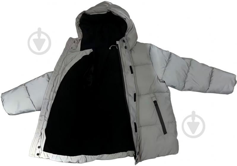 Куртка-пуховик для хлопчиків HW р.152-158 сірий REFLECTIVE JACKET - фото 6 Куртка-пуховик для хлопчиків HW р.152-158 сірий REFLECTIVE JACKET - фото 6