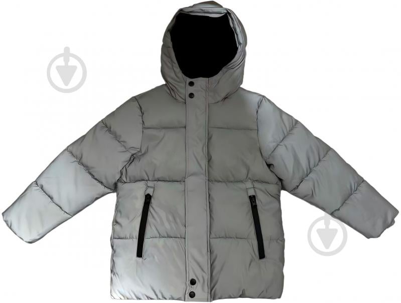 Куртка-пуховик для хлопчиків HW р.152-158 сірий REFLECTIVE JACKET - фото 10 Куртка-пуховик для хлопчиків HW р.152-158 сірий REFLECTIVE JACKET - фото 10