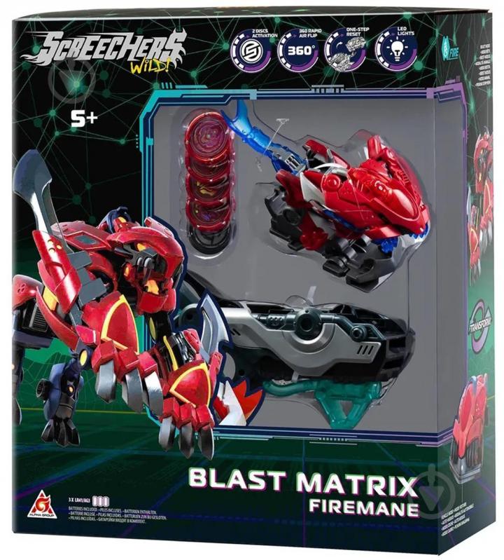 Ігровий набір Screechers Wild! S5 L2 ФАЙЕРМЕН EU686122 - фото 2 Ігровий набір Screechers Wild! S5 L2 ФАЙЕРМЕН EU686122 - фото 2