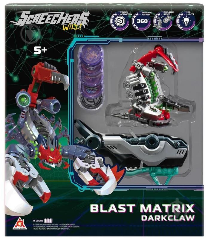 Ігровий набір Screechers Wild! S5 L2 Дарккло EU686123 - фото 1 Ігровий набір Screechers Wild! S5 L2 Дарккло EU686123 - фото 1