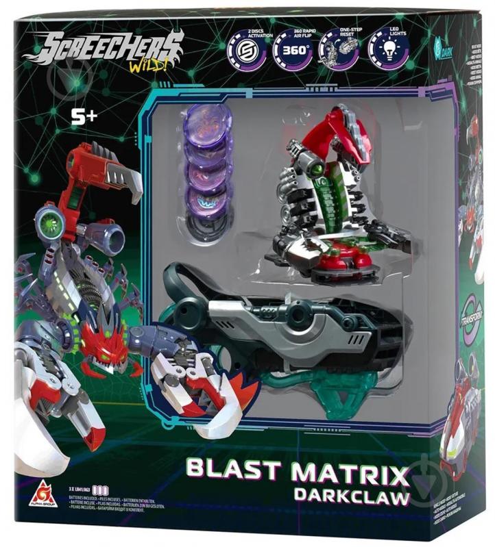 Ігровий набір Screechers Wild! S5 L2 Дарккло EU686123 - фото 2 Ігровий набір Screechers Wild! S5 L2 Дарккло EU686123 - фото 2