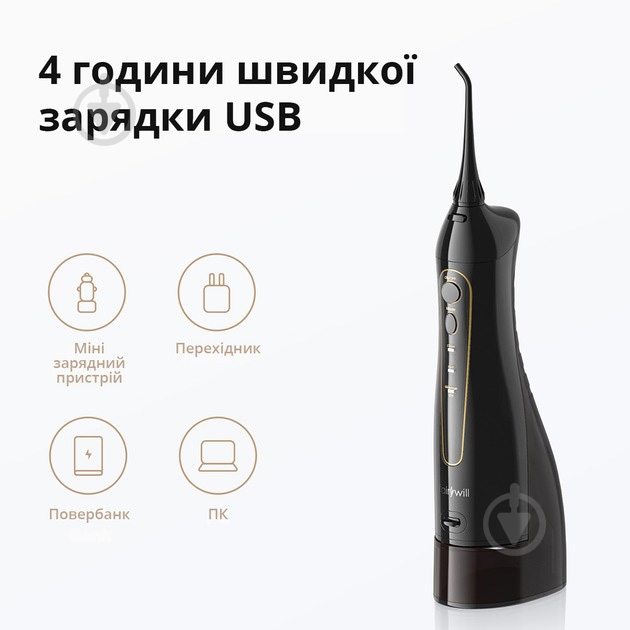 Електрична зубна щітка Fairywill E11 + іригатор Fairywill F5020E - фото 3