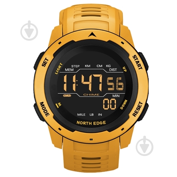 Часы тактические MARS Pro Yellow 5BAR North Edge - фото 1