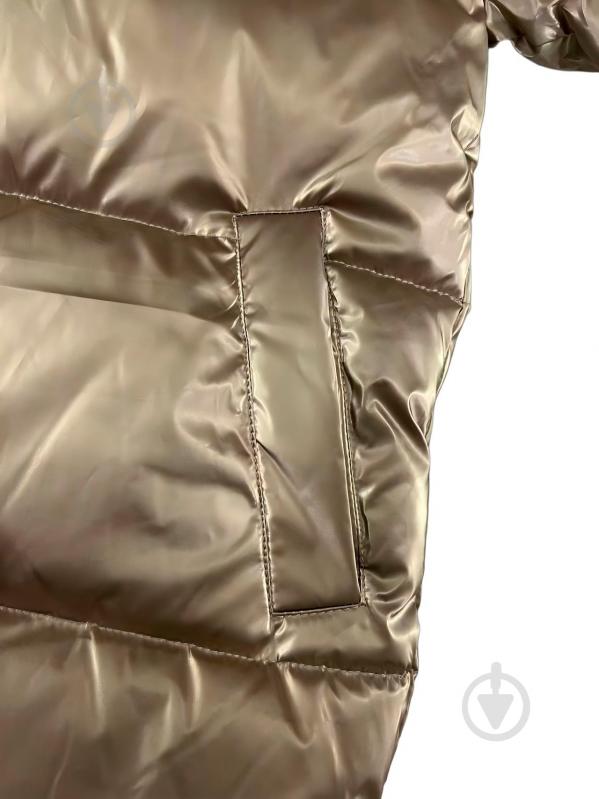 Куртка-пуховик для девочек HW р.104–110 серый COG2912303 - фото 5 Куртка-пуховик для девочек HW р.104–110 серый COG2912303 - фото 5