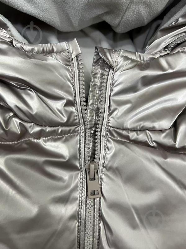 Куртка-пуховик для девочек HW р.104–110 серый COG2912303 - фото 7 Куртка-пуховик для девочек HW р.104–110 серый COG2912303 - фото 7