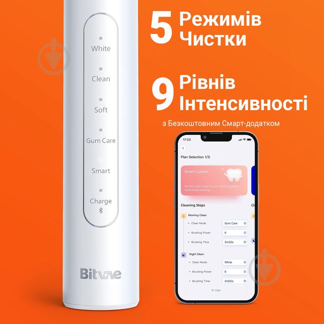 Электрическая зубная щетка Bitvae S2 Smart White - фото 3