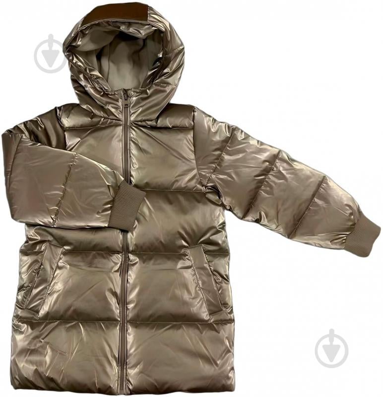 Куртка-пуховик для девочек HW р.116–122 серый COG2912303 - фото 1