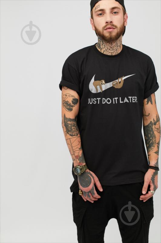 Футболка YAPPI MB1134 р. M черный - фото 1