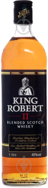 Віскі KING ROBERT II Blended Scotch Whisky 1 л - фото 1