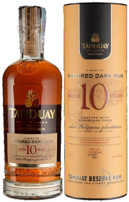 Ром Tanduay Dark 10yo 0,7 л - фото 1