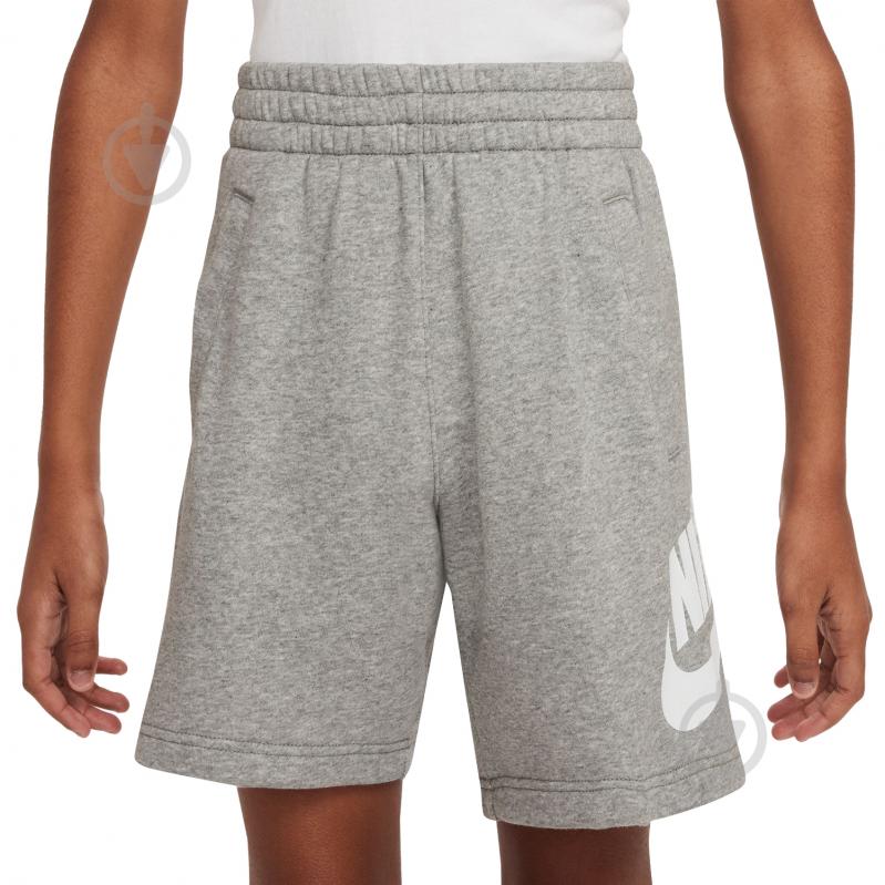 Шорти Nike K NS CLUB FT SHORT HBR FD2997-063 р. XS сірий - фото 1