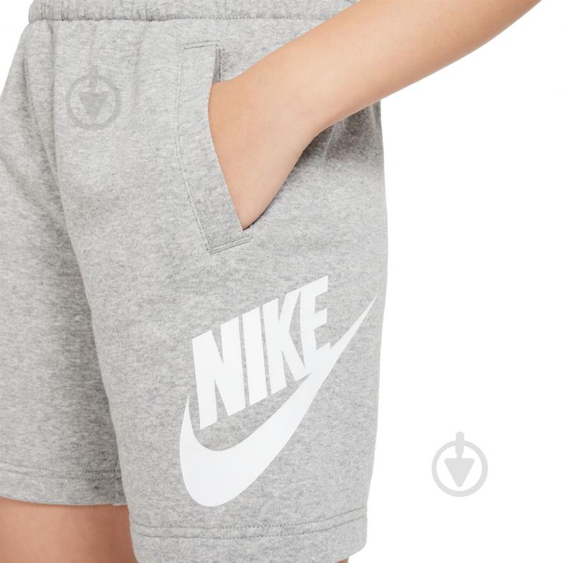 Шорти Nike K NS CLUB FT SHORT HBR FD2997-063 р. XS сірий - фото 6