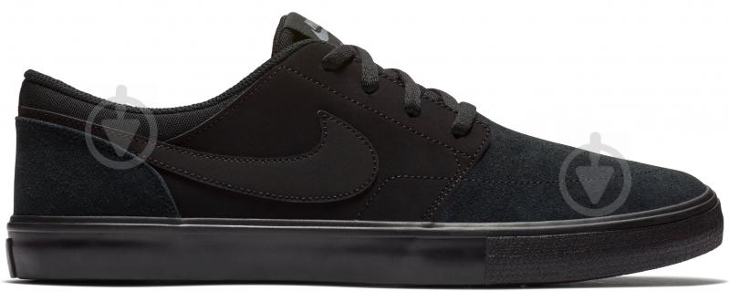 Кроссовки мужские демисезонные Nike SB PORTMORE II SOLAR 880266-005 р.40,5 черные - фото 1